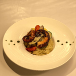 Green Mussle and Octopus Risotto